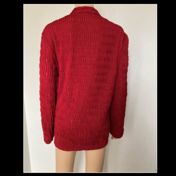 Southern Lady Red Cardigan Extra Large XL - Picture 2 of 6